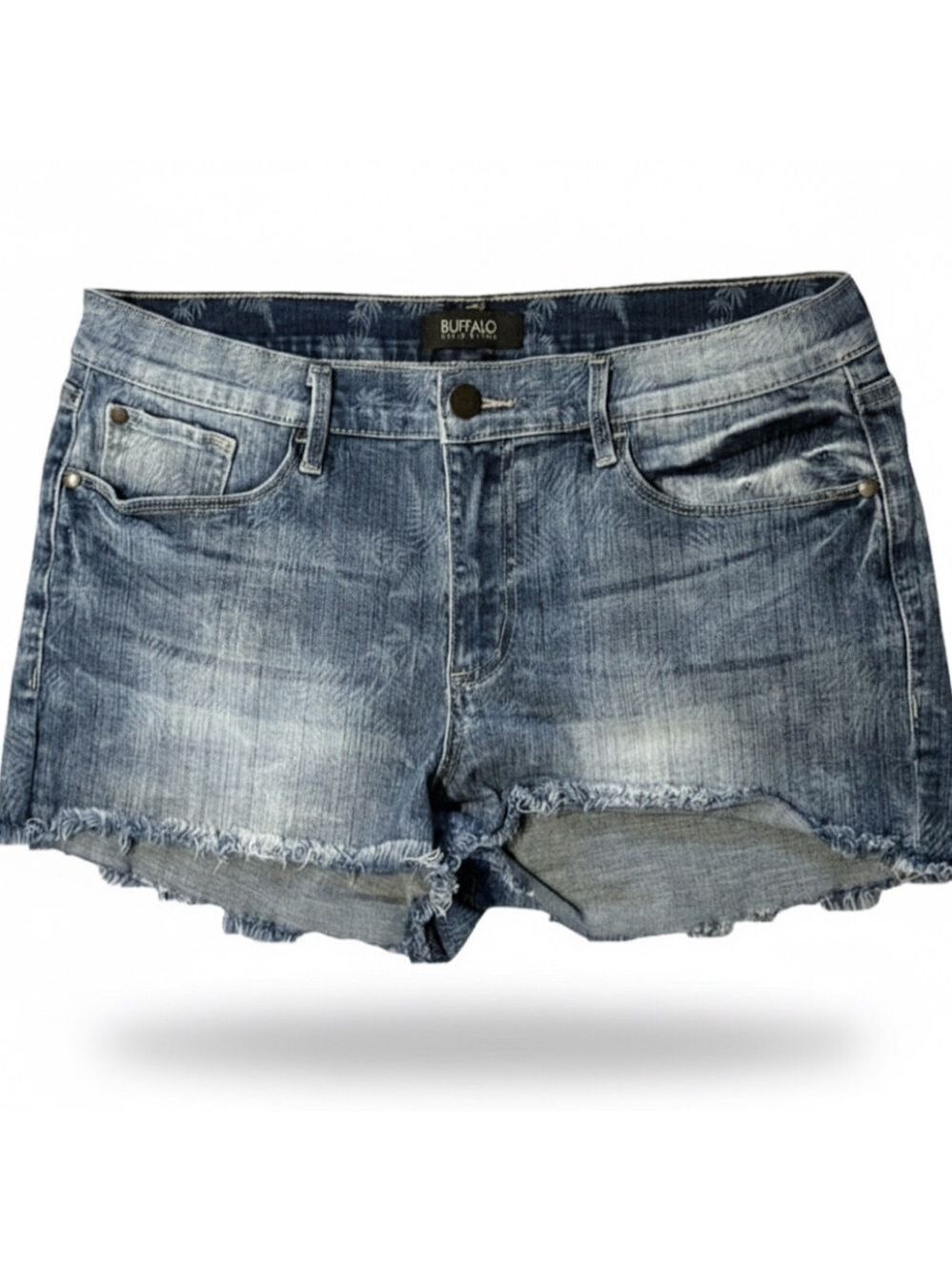 Buffalo David Bitton Tropical Denim Shorts Size 30